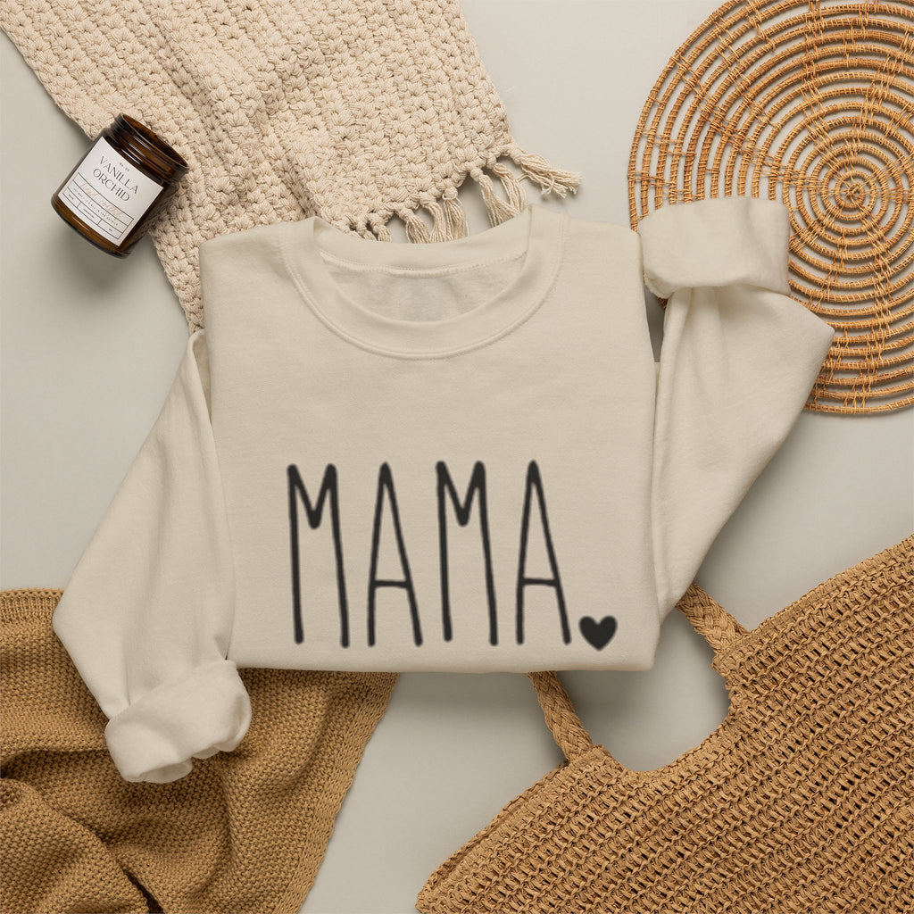 Mama Crewneck Sweatshirt — Cozy Minimalist Mother's Day Pullover