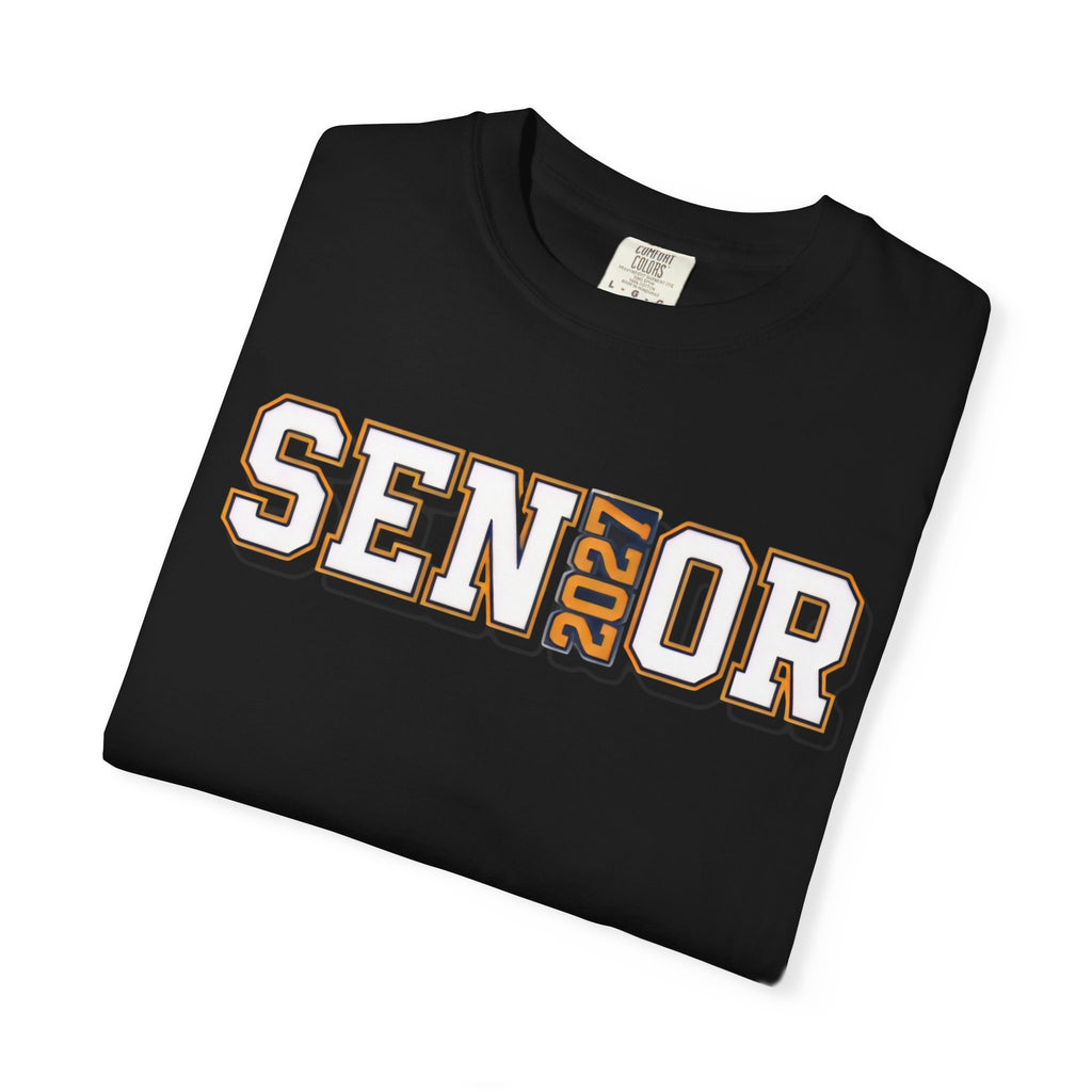 Senior 2027 Graduate T-Shirt — "Twenty 27" Class of 2027 Senior Tee