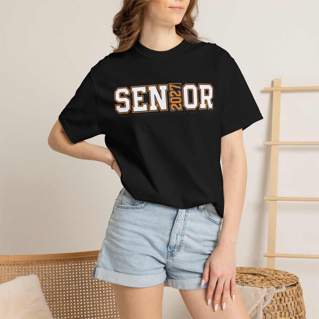 Senior 2027 Graduate T-Shirt — "Twenty 27" Class of 2027 Senior Tee