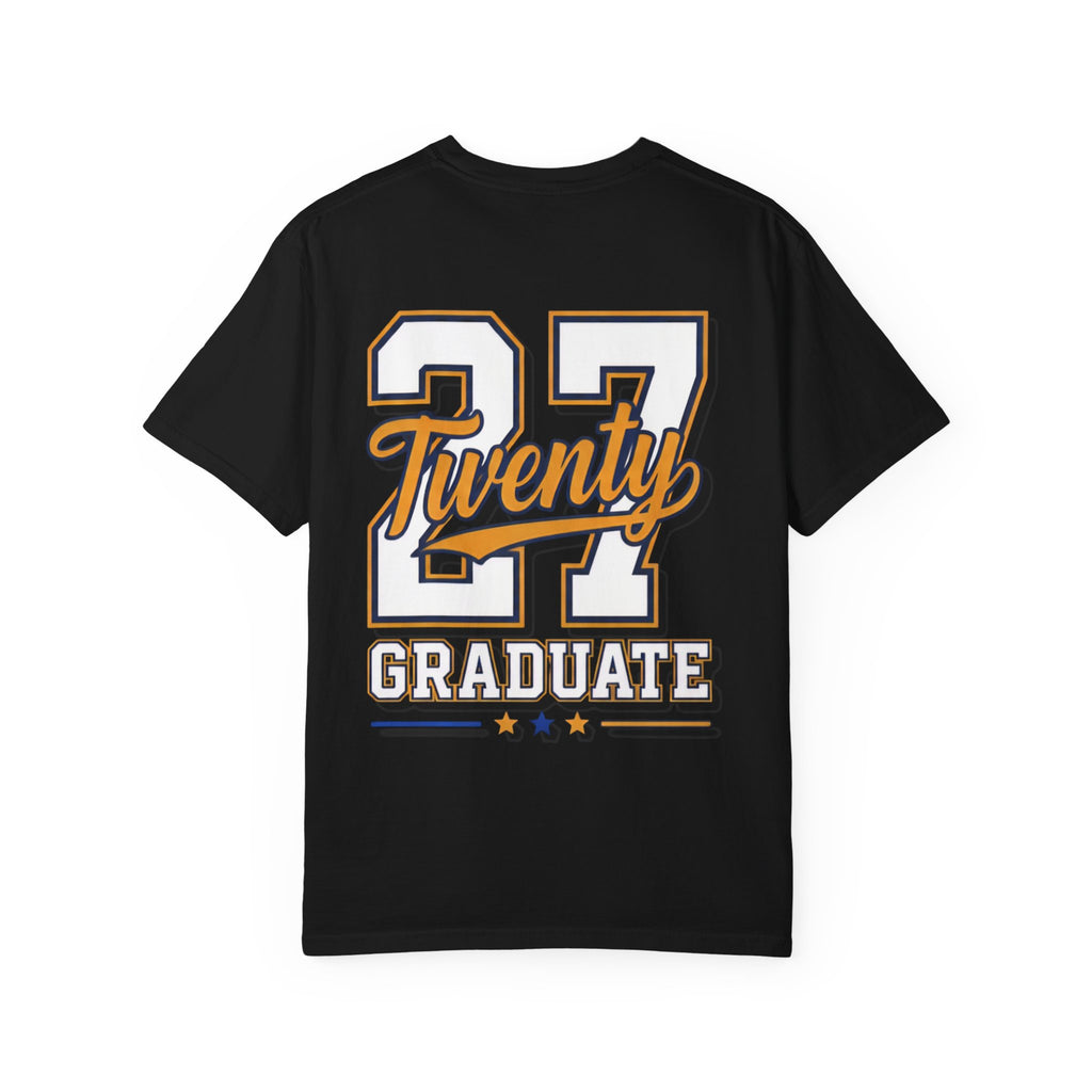 Senior 2027 Graduate T-Shirt — "Twenty 27" Class of 2027 Senior Tee