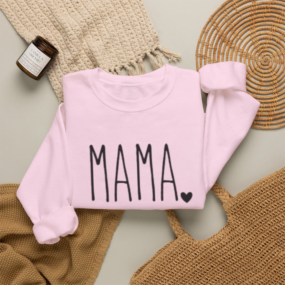 Mama Crewneck Sweatshirt — Cozy Minimalist Mother's Day Pullover